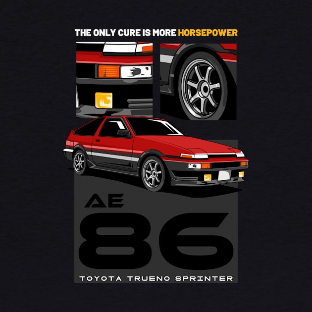 Classic Trueno AE86 Car by milatees